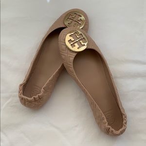 Tory Burch Minnie Travel Ballet Flats - Brand New!